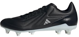 adidas RS-15 SG IE3603 - Scarpe da rugby, colore: Nero/Argento/Bianco, Nero , 44 2/3 EU
