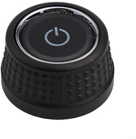 EpheyFIF Manopole per autoradio, manopola rotante per controllo radio, manopola di controllo volume radio, manopola per interruttore per autoradio per Golf 6 per Skoda 6C0919603 (sinistra)