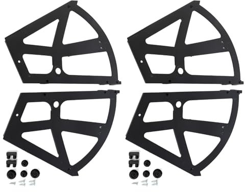 Plaque Rabattable de Charnière D'armoire de Tiroir de Chaussures de Meubles, Accessoire de Support à Chaussures à Forte capacité de Charge, 4 Pièces/ensemble, Longue Durée de