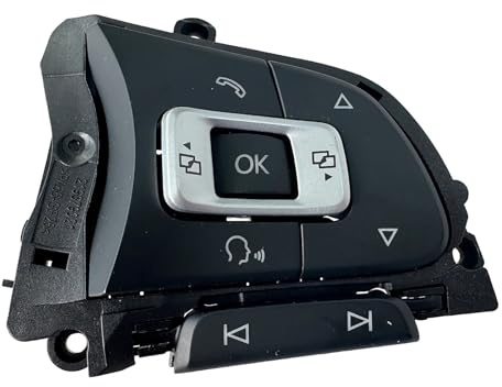 Pulsante volante Per Per Golf 7 7.5 Per Sportsvan Per Variant Per E-Golf MK7 5G0959442 Volante Multifunzione Pulsante Interruttore di Copertura lunetta Pulsante Controllo Volante(Giusto)