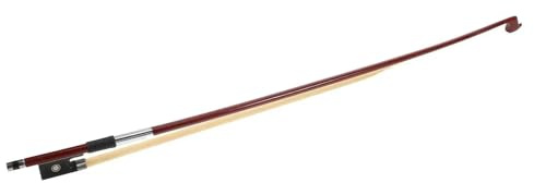 Arco per violino Archetto per violino in legno 1/2 mezza misura dritto in ebano con crine di cavallo per principianti