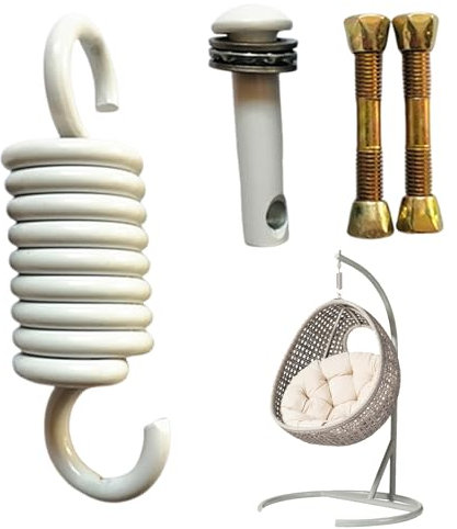 Gancio a molla a sospensione, in acciaio inox, resistente, per sacco da boxe, patio, sedia, ferramenta, soffitto, palestra