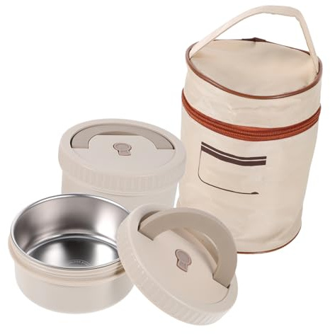 Alipis Ciotola Per Ramen Isolata Coperchi Silicone Contenitore Per Cibo Manico Antiscottatura Per Zuppe e Pranzi Casa Ufficio