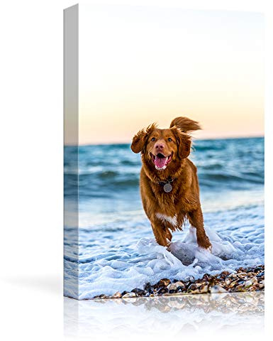 NWT Custom Canvas Prints with Your Photos for Pet/Animal, Personalized Canvas Pictures for Wall to Print Framed 36x24 inches