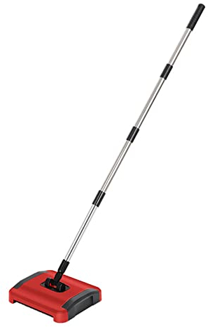 Eyiara Automatic Carpet Sweeper Broom Rotatory Efficient Cleaning Brush Household Sweeping Machine Electric Floor Sweeper Broom