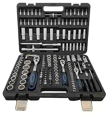 Stahl-Faust Steckschlüsselsatz Knarrenkasten 171-teilig 1/4, 3/8, 1/2