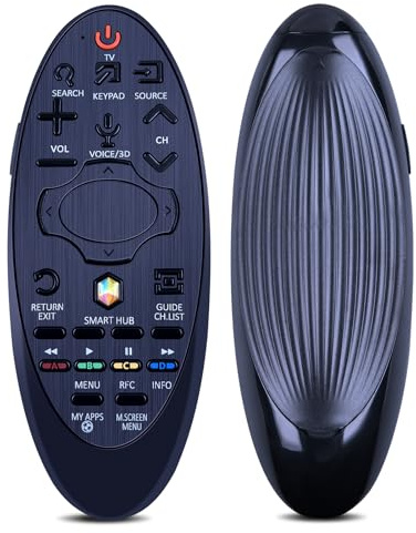 GOUYESHO BN59-01181B ersättningsfjärrkontroll för Samsung Smart TV, kompatibel med UA55H8000AW UA65HU8500W (ingen röstfunktion)