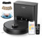 EASINE Robot Vacuum Cleaner and Mop with Self-Empty Station,5000Pa Laser Navigation,With 5 Dust Bags,180min Runtime,Auto-Resume Cleaning,App/Voice/Remote Control,S20