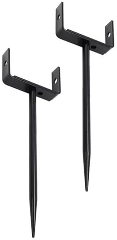 Soporte Para Bajantes, 2 Unidades Estaca para Canalón Lluvia Exterior, Soportes Extensión Bajantes Ajustables Instalación Cubierta Cobertizo Exterior Hogar