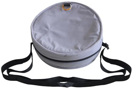 Taburete plegable de 27 x 3 cm para silla compacta, bolsa de transporte, soporte de almacenamiento para silla, equipo duradero para trípode plegable, saco de protección ligero, bolsa redonda