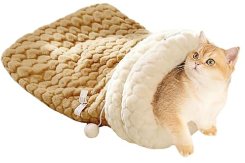Flkiglm per gatti – Morbido caldo per dormire,Posto bordato per gatti piccoli animali cucciolo coniglio - Gatti E gattini