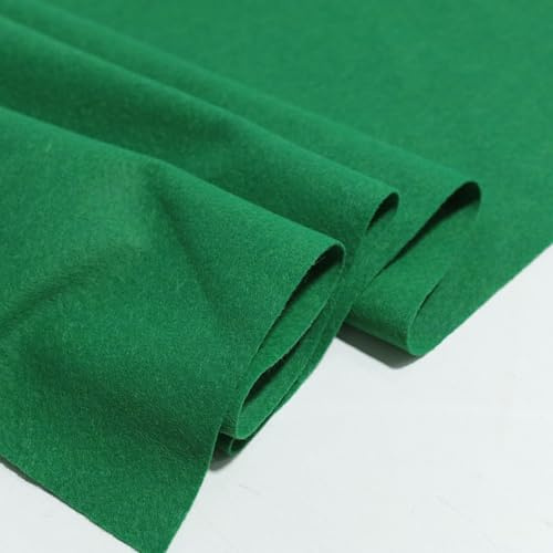 TOLKO 50 cm pysselfilt lätt filttyg metervara | 1 mm tjock | filtmatta underlägg dekorativ filt fickfilt för sömnad och pyssel | 190 cm bred | nålfilt metervara (grön)