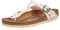 BIRKENSTOCK Damen Zehentrenner, beige(meadowflowersbeige (00862)), Gr. 43