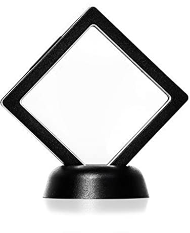 Münzvitrine Schweberahmen Display Halter 3D Display Box für Halskette Ohrring Medaillons Steine ​​Schmuck Vitrine