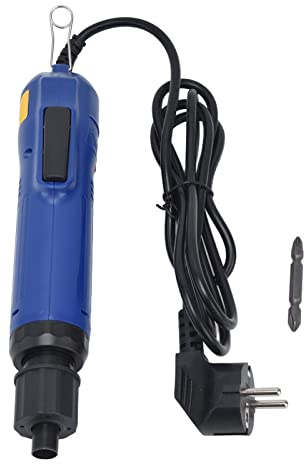 Buachois Destornillador Eléctrico con Broca, 220v Enchufe Destornillador Eléctrico de Alta Torsión de 2-6mm Tornillos Potencia Hexagonal Recto de Broca de Ø 6.35mm (1/4 Pulgada) Sin Fuente de Energía