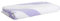 Möve Beach Blume Strandtuch 80 x 200 cm aus 100% Baumwolle, Snow/Lilac