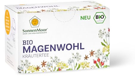 Bio Magenwohl Tee 34 g - ein Naturprodukt des österreichischen Familienunternehmens SonnenMoor, tätig seit 1972.