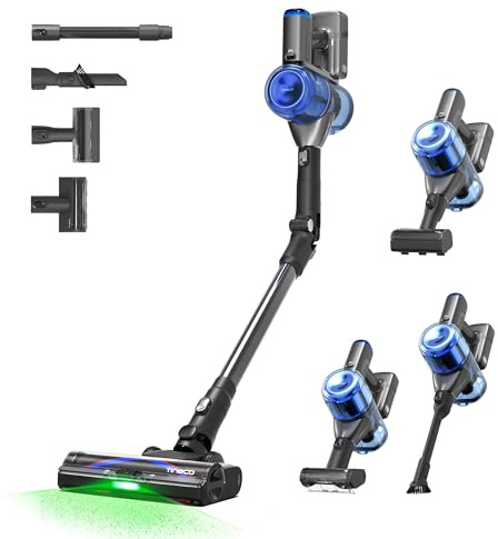 Tineco PURE ONE S70 aspirapolvere senza fili200 AW, LED, sistema di pulizia 3DSense Pro, filtro a 6 livelli fino a 95 min, pennello ZeroTangle, Aspiratore manuale intelligente senza cavo