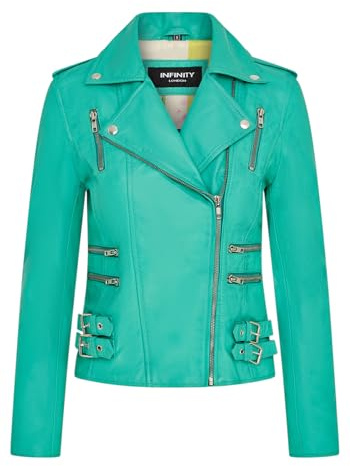 Veste Motard Rétro 100% Cuir Dames