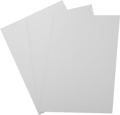 Toyvian Conjunto de 3 Láminas Metálicas para Sublimación Placas de Aluminio 20X30 CM Color Plata Perlado para Impresión Térmica de Fotos y Carteles Decorativos Hogar y Oficina