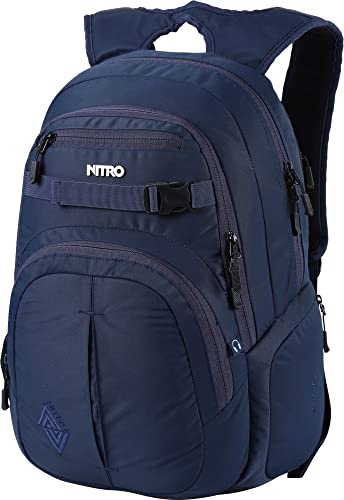 Nitro Chase Rucksack Schulrucksack mit Organizer Schoolbag Daypack mit 17 Zoll Laptopfach