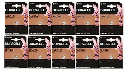 10X Duracell 389/390 (10 Blister Da 1 Batteria) 10 Pile (SR1130/V389/V390/SR54/SR1130W/SR1130SW)