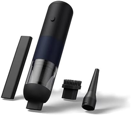 MCHERRY Aspirador de mano inalámbrico, 120 W, portátil pequeño recargable, batería de 5000 mAh, 6000 Pa de potencia de succión, mini aspiradora para coche y cocina aspiradora inalámbrica (negro)