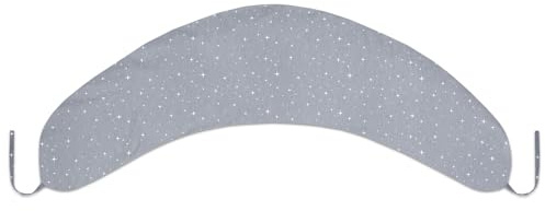 Totsy Baby Funda para Cojín de Apoyo 190 cm cojín de posicionamiento Adultos – cojín de Relax Largo para Leer y recostarse apoya Espalda y piernas Funda desenfundable con Cremallera Galaxia Oeko-Tex
