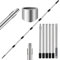 HpCuales Paint Roller Extension Pole 2.4M/8.5ft,Multi-Purpose Telescopic Extension Pole with Universal Twist-on Metal Tip, 6 Segmented Stainless Steel Sturdy Extendable Pole for Painting Dusting