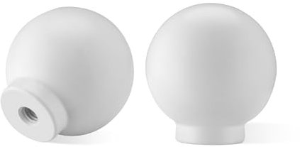 SPDYCESS 4 Piezas Pomos y Tiradores de Aluminio Redondo Pomo Cocina con Tornillos Tirador de Muebles para Cajones Armarios Infantil Dormitorio