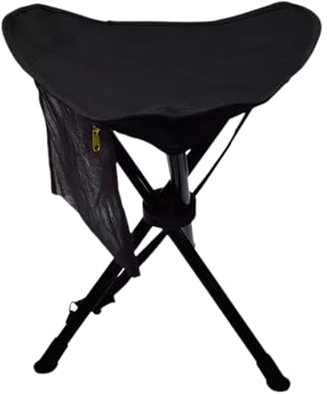 Genérico Taburete de 3 Patas | Silla Plegable para Picnic con Peso Máximo 100 kg,Taburete Portátil para Exteriores,para Adultos Acampada Viaje Senderismo Mochilero Barbacoa Picnic Concierto