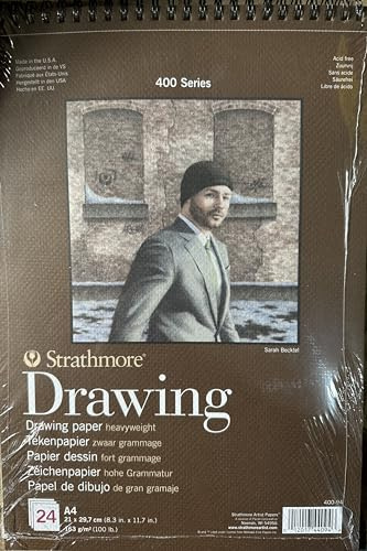 Bloc Enc 21x29,7 24H Strathmore Heavy Draw (400) 130g Cream