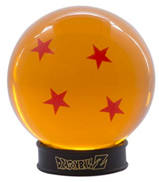 ABYSTYLE - Dragon Ball - Kristallkugel mit 4 Sterne - 75 mm + Sockel