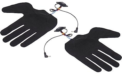 Beheizte USB Handschuhe, 5 Finger, 3 Temperaturen, verstellbare Handschuhe, Heizkissen, 2 Stück, effizient, schnell zum Wandern für draußen