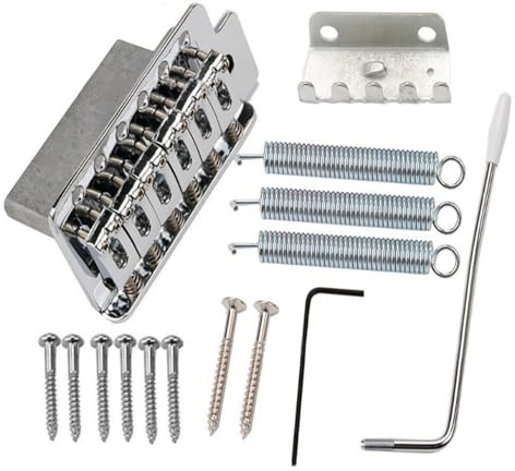 Sistema del puente del trémolo del cromo de las piezas de la guitarra eléctrica para Fender Stratocaster Strat