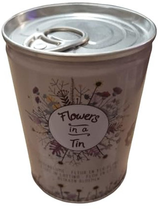 Semillas de flores en Lata, SEMILLAS DE JARDIN. 18 Variedades, Prado de Flores Silvestres, 5-7 Días de Germinación. Semillas flores silvestres. Margaritas, claveles, girasoles, flores japonesas, etc