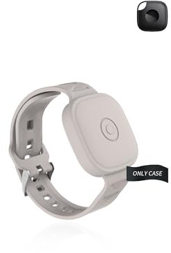 Case for Tile by Life360 Mate Key Finder, yystao Protective Silicone Watch band Compatible with Tile by Life 360 mate Tag, Durable and Anti-Lost Design (White)