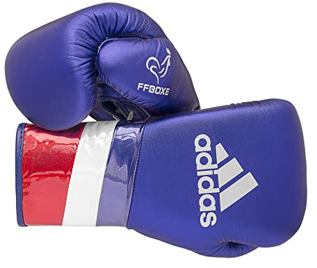 adidas Speed 500 Pro Boxhandschuhe - Trainingshandschuhe aus echtem Leder für Männer & Frauen, Schnürung, schwere Tasche & Kickboxhandschuhe