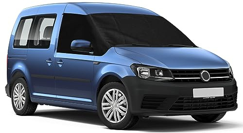 Copertura Parabrezza Auto Compatibile con VW Caddy, 600D Lusso Parasole per Finestrino Anteriore Compatibile con Ford Tourneo Connect 2012-2022, 100% Oscuramento, Blocca I Raggi UV
