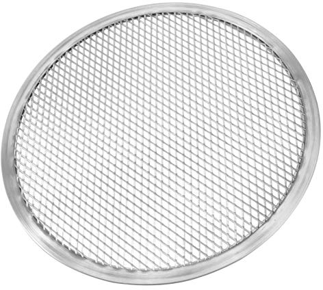 Operitacx Bandeja Para Hornear Pizza De Aluminio Molde Redondo Perforado 33 Cm CoccióN Uniforme Ideal Para Pizza FáCil De Limpiar
