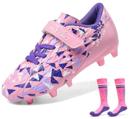 DREAM PAIRS pojkar flickor fotbollsskor barn fotbollsskor för små/stora barn