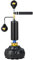 COSTWAY Punchingball stehend, 360 °Reflexstange, höhenverstellbarer Standboxsack mit 2 Speedbällen, Box Geschwindigkeitstrainer für Boxen und MMA (168-201 cm)