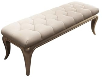 Liten bänk för sovrum Modern Ljus Lyx Massivträ Säng Fotpall Sovrum Hem Enkel Säng Främre Pall Säng Soffa Kappa Pall Bänk för sovrumsänden på sängen(160X40X45CM)