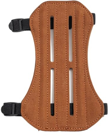 Protège-Bras pour Tir à l'arc, Ensemble Accessoires tir à l'arc,Garde de Avant-Bras, avec 2 Boucles de Sangle, Armguard pour Arc à Poulies, Réglable pour Les Amateurs de Tir à l'arc et Les Débutants