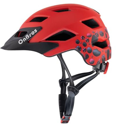 OnBros Fahrradhelm Kinder, Mädchen und Jungen Helm Kinder für 3-5-8-13 Jahre Kinderfahrradhelm mit Visier Fahrrad Helm Kind 48-50-57CM für Skateboarding Scootering und Radfahren