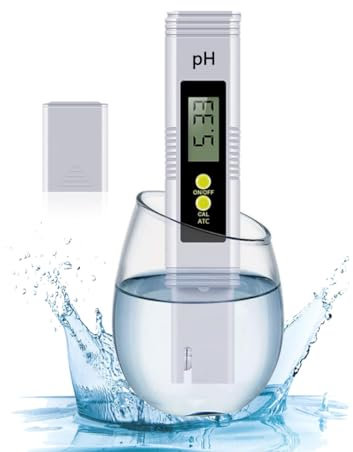 testeur ph Testeur ph piscine Plage de test 0-14 PH, PH-mètre numérique pour l'eau, adapté aux aquariums, à l'hydroponie, aux piscines, aux tests de qualité de l'eau potable, etc.