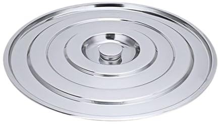 Baoblaze Coperchio per pentola in Acciaio Inossidabile, Ricambio Portatile con manopola, per pentole da Campeggio, Barbecue, Cucina, ristoranti, Diametro Interno 45