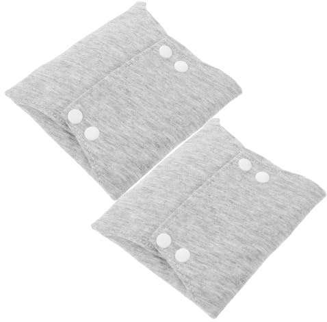 WESIEVYA Compresas Femeninas Lavables Reutilizables de Algodón Ultra Delgadas para Uso Nocturno y Pérdidas de Vejiga, Pack de 2 Piezas para Mujeres Postparto y Nuevas Mamás