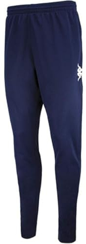 Kappa Ponte Pantalón Largo, Hombre, Negro/Blanco, 4XL