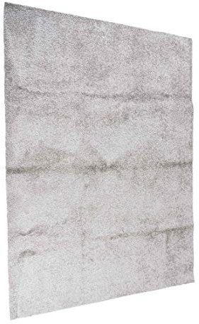 Möbel Jack Wohnzimmerteppich Florteppich Webteppich | Polypropylen | Silberfarben | 160x230 cm